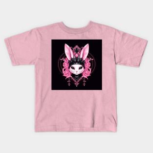 Cute Bunny Cartoon Kids T-Shirt